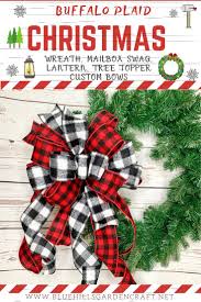 Black And White Plaid Christmas Wreath Christmas Buffalo Plaid Check Wreath Bow Red Black And White Tree Topper Lantern Bow Mailbox Sw Christmas Tree Topper Bow Tree Toppers Buffalo Plaid Christmas