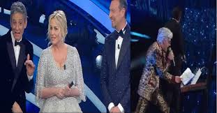 Anche i vip ci mettono la faccia. Sanremo 2020 Morgan Inizia Ad Esibirsi Ma Bugo Va Via Amadeus E Fiorello Gestiscono La Situazione Bigodino