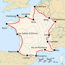 1920 Tour De France France Map France Travel Travel