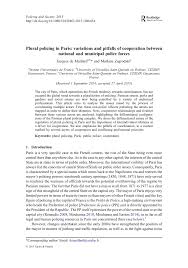 Journ?e du patrimoine yvelines 2019. Pdf Plural Policing In Paris Variations And Pitfalls Of Cooperation Between National And Municipal Police Forces