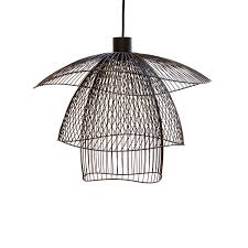 Papillon Suspension Metal Noir O56cm Suspension Forestier Designe Par Elise Fouin Lightonline Suspension Metal Noir Suspension Metal Luminaire