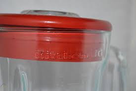 kitchen aid replacement glass jar red