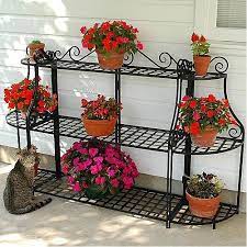 Forged Plant Stand 3 Tier And Corner Stand Wrought Iron Plant Stands Plant Stands Outdoor House Plants Decor
