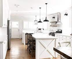 Modern Farmhouse Ceiling Hanging Pendant Light Metal Barn Lighting Matte Black 39 99 Modern Farmhouse Kitchens Budget Kitchen Remodel Farmhouse Style Kitchen