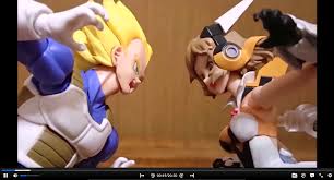 Don't stop, keep your spirit proud! Dragonball Z S Ssj Vegeta Fights Mech Suit Girl In This Epic Episode Length Stop Motion Video Soranews24 Japan News