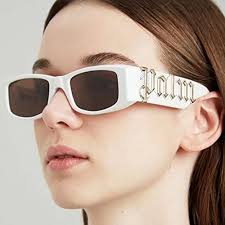 QYVEWY 3 Pack Irregular Rectangle Sunglasses for Women Men Luxury Letter  Small Frame Punk Eyewear, Black/White/Leopard : Buy Online at Best Price in  KSA