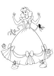 Coloring Page In 2020 Disney Princess Coloring Pages Princess Coloring Pages Cinderella Coloring Pages