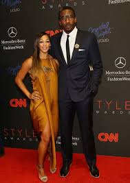 Alexis Welch Amare Stoudemire Love The Color Of Her Dress Nyc Fashion Week Style Wife And Girlfriend