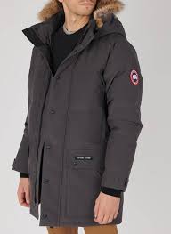 Inspiring all people to live in the open since 1957. High Neck Parka With Fur Trim Hood Graphite Canada Goose Men Place Des Tendances