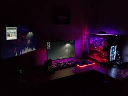 Finally Got Everything The Way I Like It A Week Before I Build A New Pc Computer Setup Battlestation Gaming Setup