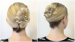 It is created by gathering the hair in one hand and twisting the hair upwards until it turns in on itself against the head. The Easiest French Twist Ever Quick And Easy Diy Hairstyle Tutorial Youtube