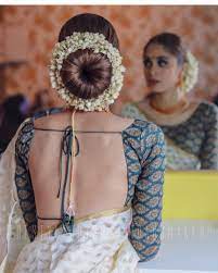 The Perfect Bun W Jasmine Flowers Floralfriday Mua Indian Bridal Hairstyles Saree Hairstyles Indian Wedding Hairstyles