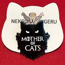 Pin Badge – Mother of Cats - Neko Ngeru