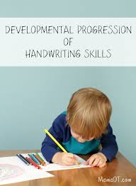 developmental progression of handwriting skills