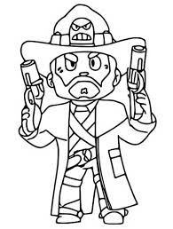 Maybe you would like to learn more about one of these? Kleurplaat Brawl Stars Seizoen 6 Gunslinger Colt 10