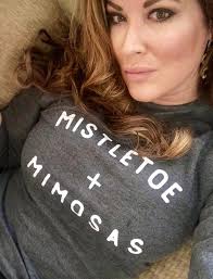 Mistletoe and Mimosa Sweatshirt