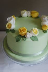 Yellow Rose Cake Afternoon Crumbs Cake White Birthday Cakes Rose Cake