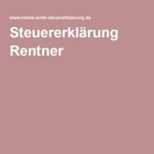 Steuererklarung Rentner Steuererklarung Rentner Tipps Und Tricks