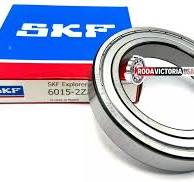 SKF 6015 ZZ DEEP GROOVE BALL BEARING, METAL SHIELDED 75x115x20 mm