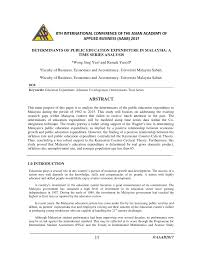 Malaysia standard time (mst) or waktu piawai malaysia (wpm) or malaysia time (myt) is a standard time used in malaysia. Pdf Determinants Of Public Education Expenditure In Malaysia A Time Series Analysis