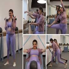 Kajal Aggarwal practises aerobic conditioning during pregnancy, says it  helps her feel stronger & leaner - The Economic Times