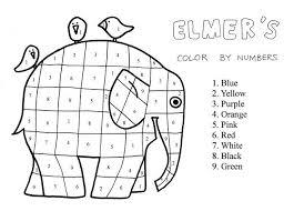 Lines Across Elmer The Patchwork Elephant Coloring Page Elephant Coloring Page Elmer The Elephants Elmer