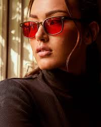 Red shade glasses new arrivals
