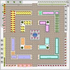 kitchen garden plan layout (potager