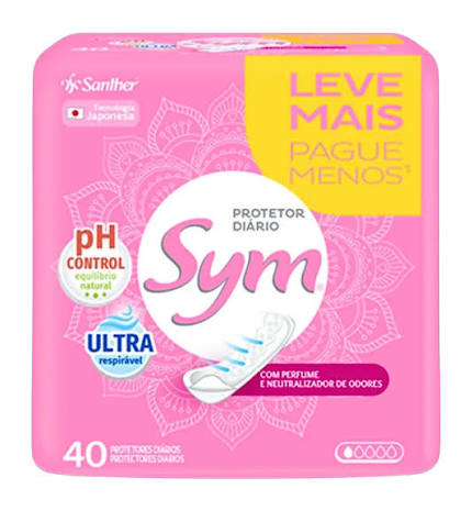 ABSORVENTE DIARIO SYM C/PERFUME C/40UN