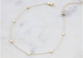 Yanchun star choker necklace gold star necklace for women dainty layer necklaces for teen girls gift. Star Choker Necklace Amanda Deer Jewelry
