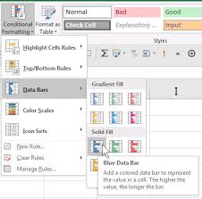 Horizontal Or Vertical Progress Bar In Excel A4 Accounting