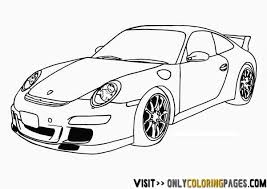 Learn colors with mcqueen car and see how to coloring porsche car. Porsche Coloring Pages Only Coloring Pages Cars Coloring Pages Race Car Coloring Pages Truck Coloring Pages