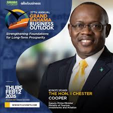 The conversation continues. Grand Bahama Business Outlook is the next stop  in the Business Outlook series, bringing together leaders, stakeholders,  and decision-makers to examine opportunities, challenges, and the path  forward for Grand