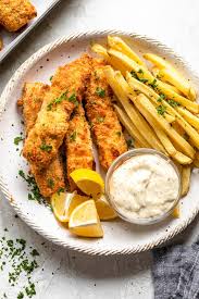 Fish, eggs, flour, and panko crumbs and an air fryer. Air Fryer Fish Chips Feelgoodfoodie