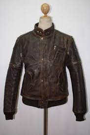 Vtg Hein Gericke Leather Motorcycle Jacket Cafe Racer Medium 38 Leather Motorcycle Jacket Leather Vintage Leather Jacket