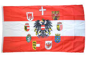 Wappen der ungarischen flagge des ungarischen königreichs ungarn, andere, arm. Flagge Fahne Osterreich Mit Adler Und Wappen Der 9 Lander Gunstig Kaufen Flaggenfritze De