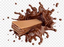 Wafers With Chocolate Splash Png Chocolate Wafer Candy