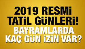 Son dakika haberleri de dahil olmak üzere şu ana kadar eklenen toplam 1.295 ramazan bayrami tatili haberi bulunmuştur. 2019 Resmi Tatil Gunleri Aciklandi Calisanlar Ne Kadar Izin Yapacak Guncel Haberleri
