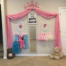 Gabriella S Dress Up Wall And Her Mommy S First Pinterest Success After Many Many Fails Crown From Hobby Baby Girl Room Princess Bedrooms Toddler Girl Room