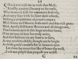 Sonnet 21 1609 Sonnet 21 Wikipedia Sonnets Poems By William Shakespeare Shakespearean Sonnets