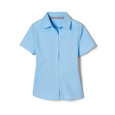 Áo sơ mi ngắn tay Basic nữ làm đồng phục học sinh - đồng phục công sở