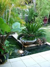 Cultivart Nedlands Entry Water Features In The Garden Tropical Garden Design Tropical Landscaping