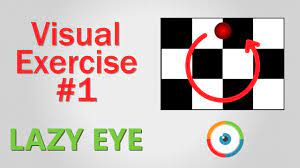 Lazy Eye Exercise 01 Lazy Eye Exercises Eye Exercises Vision Therapy