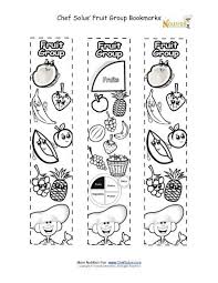 Keep your kids busy doing something fun and creative by printing out free coloring pages. Myplate Worksheet Bookmarks Coloring Fruit Food Group Activity Chef Solus Fruit Group Group Meals Nutrition Fruit Art Kids