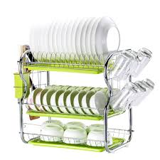 4/5 tier adjustable steel metal wire shelving storage kitchen rack for laundry bathroom balcony, heavy duty storage wire shelving unit, large capacity home room storage bookshelf 3 $39.99 $ 39. 3 Tier Dish Drainer Rack Holder Dish Drying Rack Stainless Steel Plate Dish Cup Cutlery Drainer Rack Cutlery Kitchen Organization Shelf With Drip Tray B Buy Online In El Salvador At Elsalvador Desertcart Com