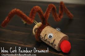 Check spelling or type a new query. Easy Christmas Craft Diy Wine Cork Reindeer Ornament One Hundred Dollars A Month