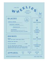 Wheelies Tiny Donuts Wheeliesdonuts Instagram Photos And Videos Menu Design Inspiration Menu Design Template Graphic Design Print