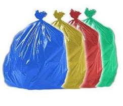 Saco lixo 40 litros azul 0,05 micras c/ 100 unidades 50×60. Saco De Lixo Colorido Para Reciclagem Embalagens Jd