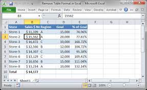• quick video lesson on how to remove tables (and table formatting) in excel. Remove Table Format In Excel Teachexcel Com