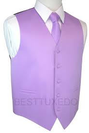 Italian Design 3 Pieces Lavender Satin Formal Tuxedo Vest Tie Hankie Set Tuxedo Vest Formal Tuxedo Mens Dress Vests